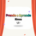 Capa do material didático de rimas do kit pedagógico Prende e Aprende, focado na alfabetização lúdica e educação infantil.
